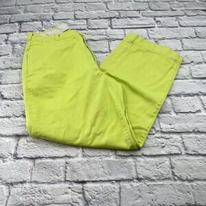 Levis Skateboarding Loose Chino Mens Lime Green Pants 32x31 Relaxed Fit